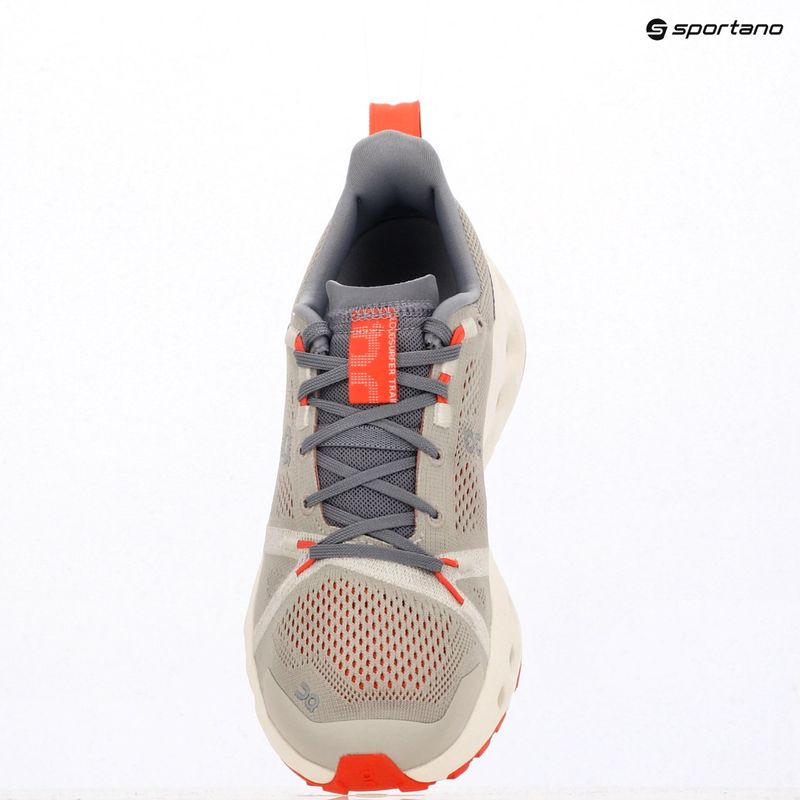 Кросівки для бігу жіночі On Cloudsurfer Trail fossil/ivory 9