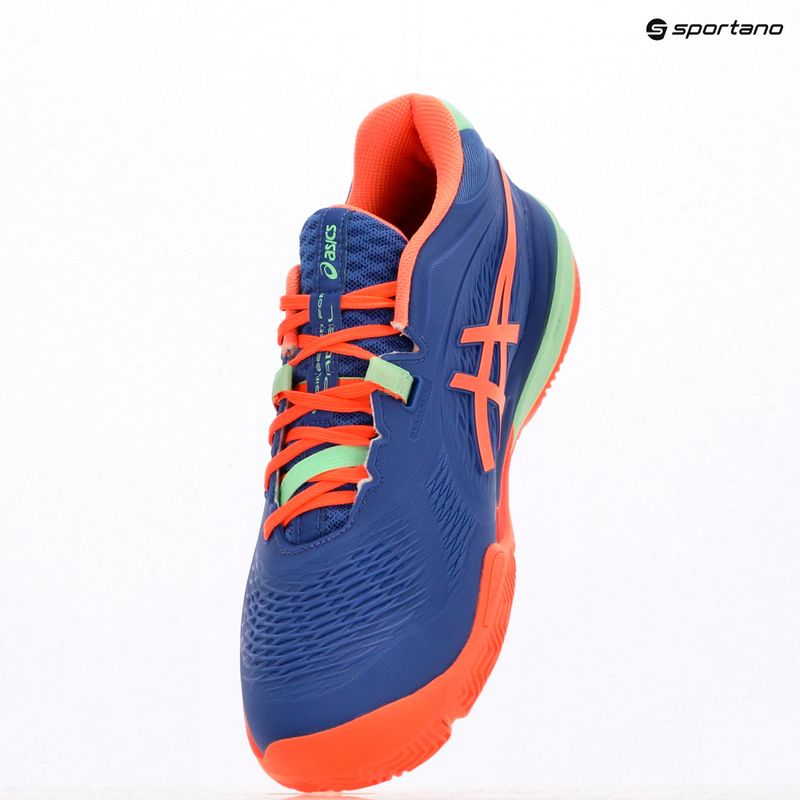 Кросівки для паделю чоловічі ASICS Gel-Resolution X dark cobalt/vivid coral 16