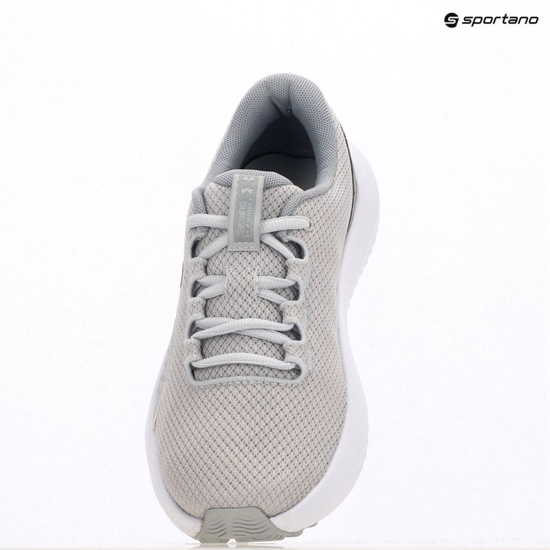 Кросівки для бігу жіночі Under Armour Charged Surge 4 halo gray/metallic silver/metallic silver 9