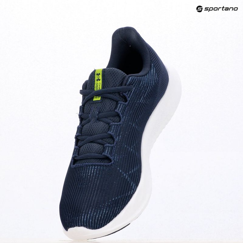 Кросівки для бігу чоловічі Under Armour Charged Speed Swift washed navy/black/high vis yellow 9