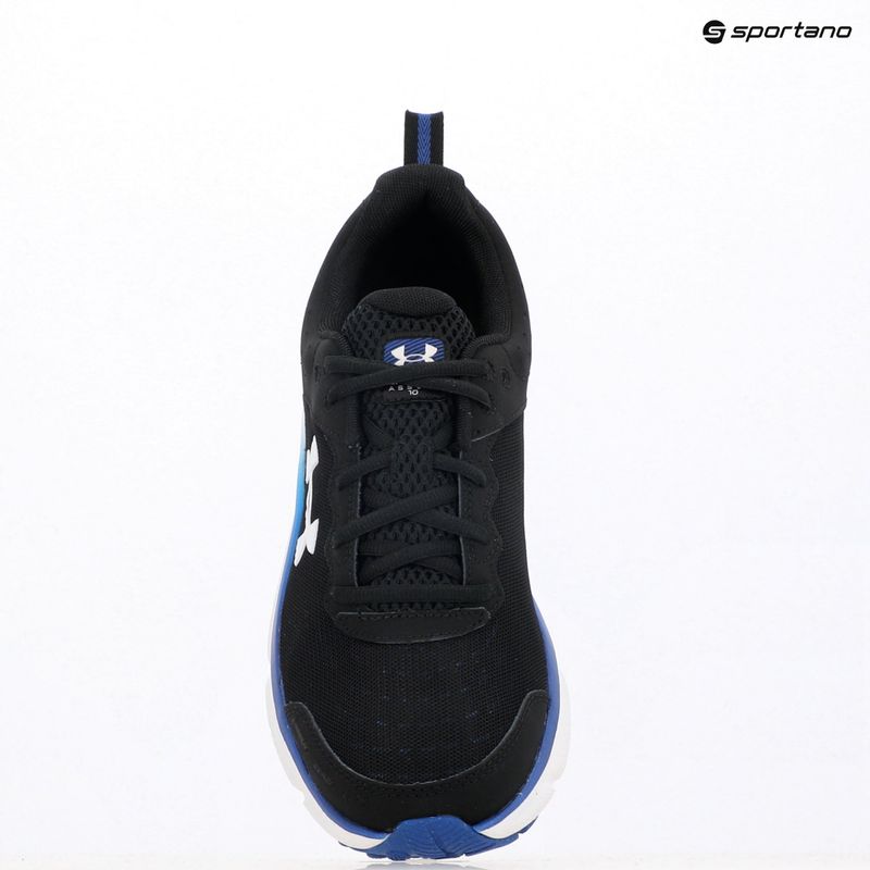 Кросівки для бігу чоловічі Under Armour Charged Assert 10 black/royal/white 9
