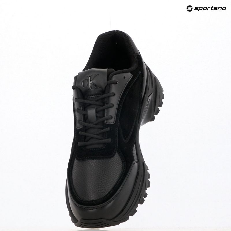 Кросівки чоловічі Calvin Klein YM0YM01289 Hike Runner HF Leather Mix triple black 9