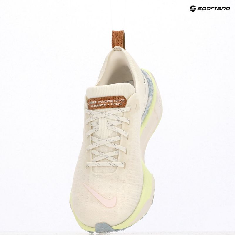 Кросівки для бігу жіночі Nike Invincible 3 sail/pink foam/sail/football grey 9