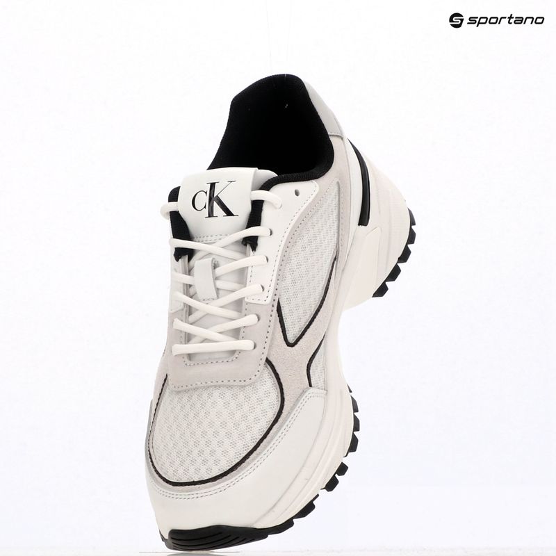 Кросівки жіночі Calvin Klein YW0YW02009 Hike Runner Mesh Mix MET MG bright white/black 9