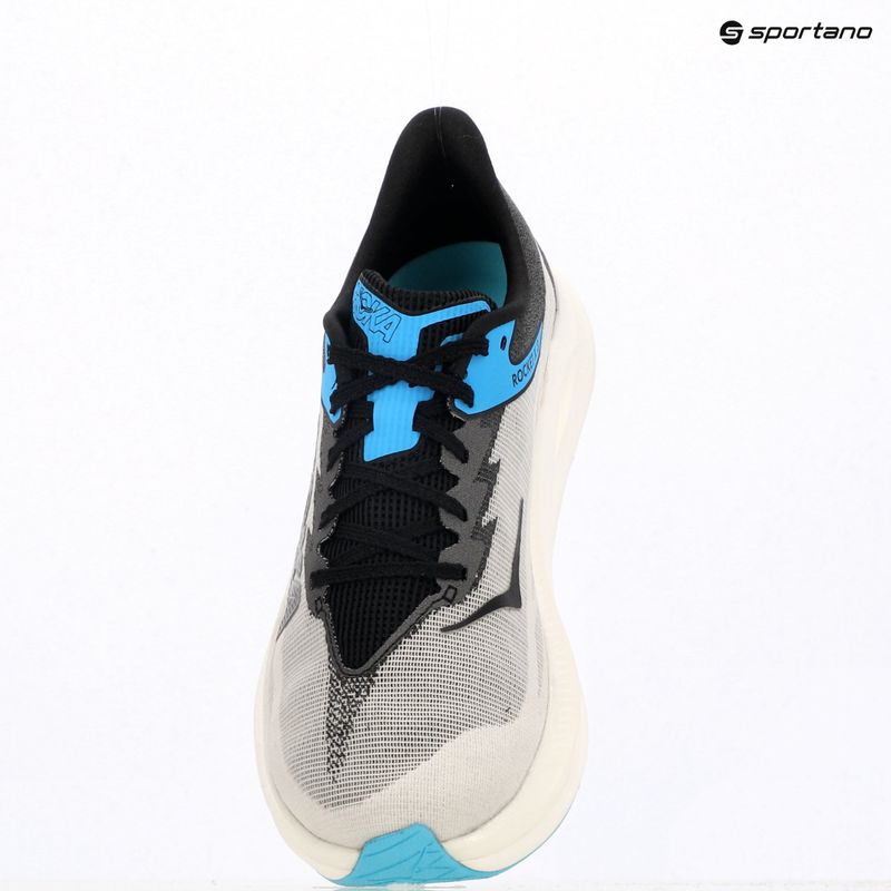 Кросівки для бігу HOKA Rocket X 3 white/black 15