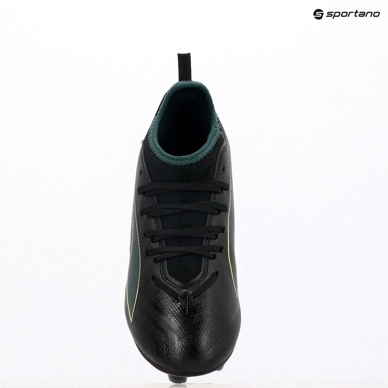 Кросівки футбольні дитячі PUMA Ultra 6 Match FG/AG Jr puma black/fizzy light/green terrain 11