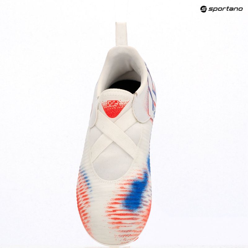 Кросівки футбольні дитячі PUMA Future 8 Match LL FG/AG Jr puma white/puma black/glowing red 10