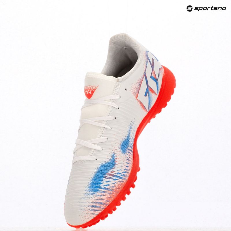 Кросівки футбольні чоловічі PUMA Future 8 Play TT puma white/puma black/glowing red 9