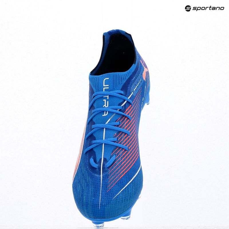 Кросівки футбольні чоловічі PUMA Ultra 6 Pro FG/AG ultra blue/puma white/glowing red 8