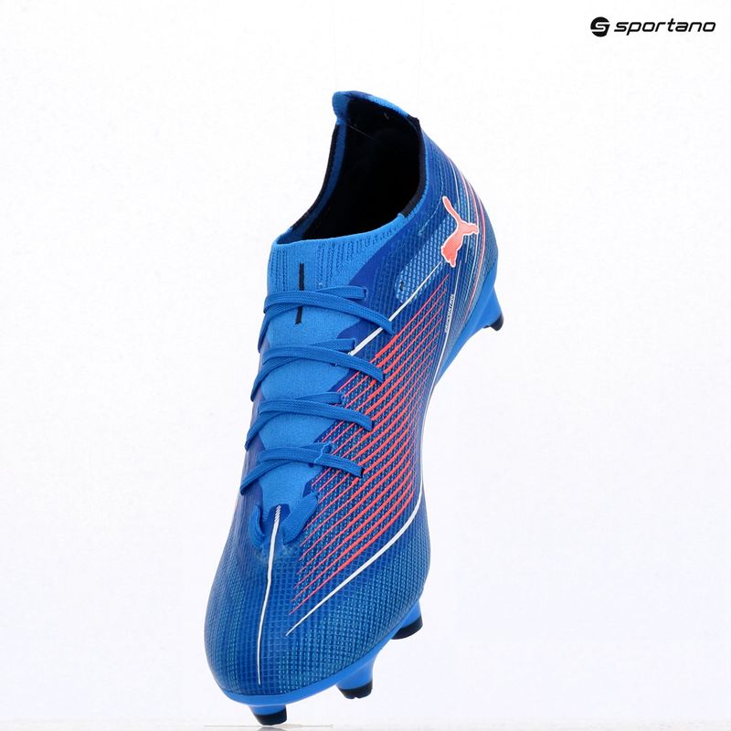 Кросівки футбольні чоловічі PUMA Ultra 6 Match FG/AG ultra blue/puma white/glowing red 9