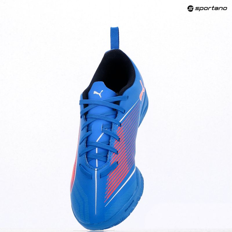 Кросівки футбольні дитячі PUMA Ultra 6 Play It Jr ultra blue/puma white/glowing red 9