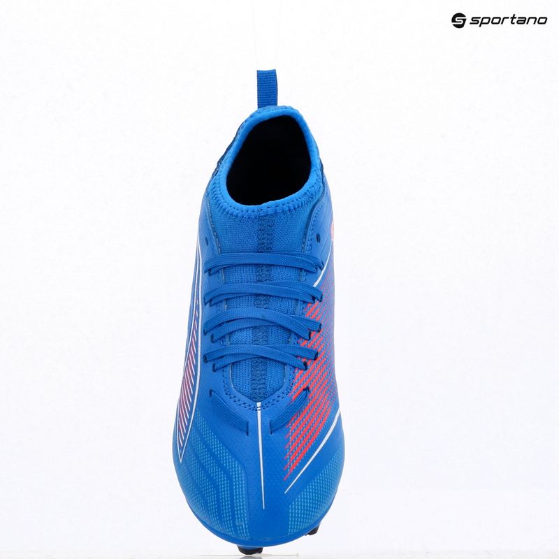 Кросівки футбольні дитячі PUMA Ultra 6 Match FG/AG Jr ultra blue/puma white/glowing red 11