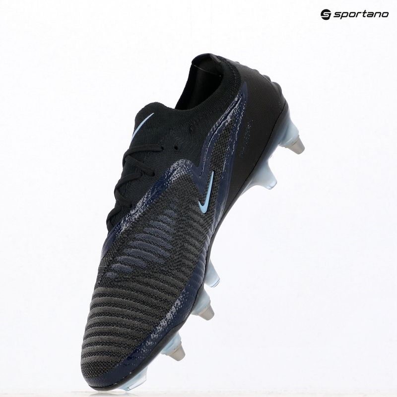 Кросівки футбольні чоловічі Nike Phantom 6 Low Elite SG-Pro black/black 10