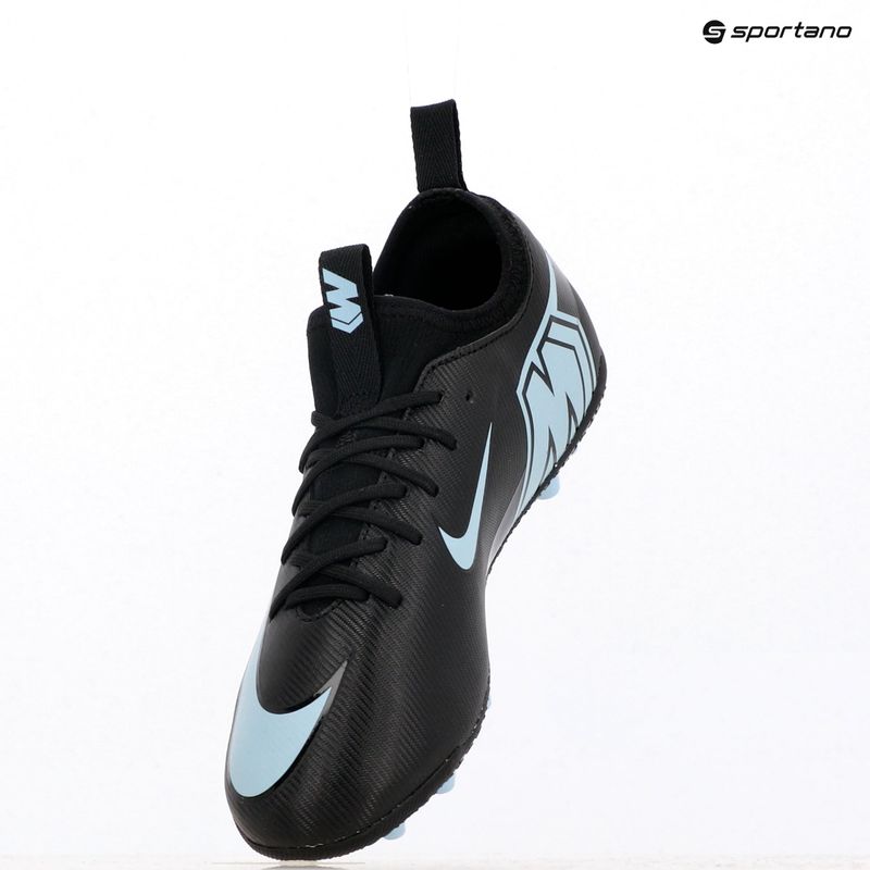 Кросівки футбольні дитячі Nike Mercurial Vapor 16 Academy AG black/ice blue 19