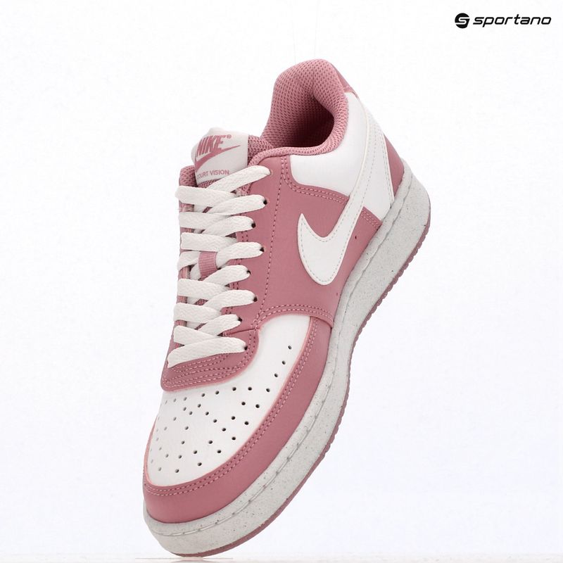 Кросівки жіночі Nike Court Vision Low Next Nature elemental pink/white 13