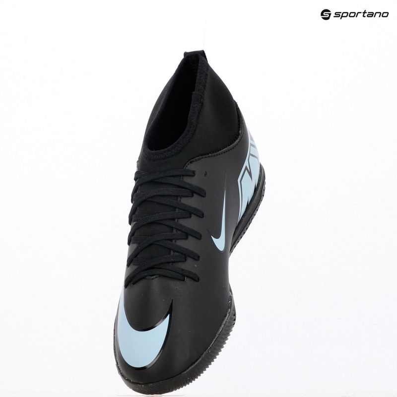 Кросівки футбольні дитячі Nike Mercurial Superfly 10 Club black/ice blue 18