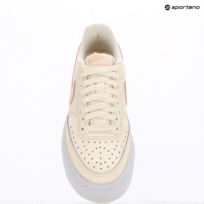 Кросівки жіночі Nike Court Vision Alta pale ivory/washed coral/white 9