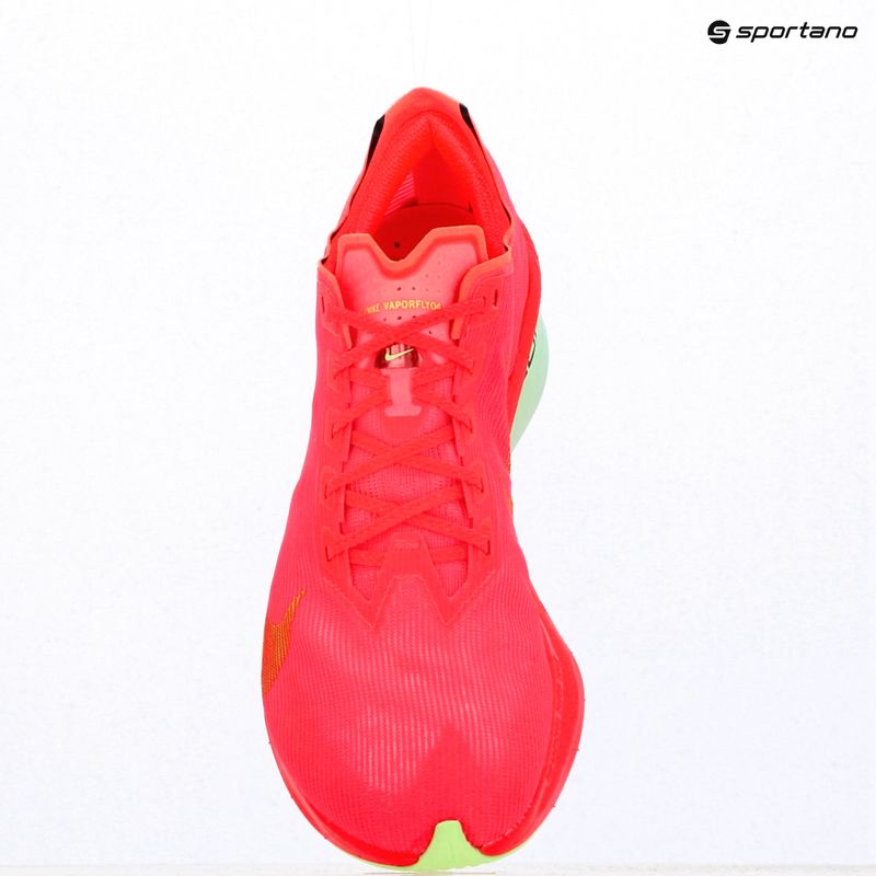Кросівки для бігу чоловічі Nike Vaporfly 4 bright crimson / lime blast / mint foam 17