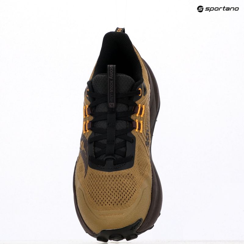 Кросівки для бігу чоловічі Saucony Xodus Ultra 4 kodiak/wine 15