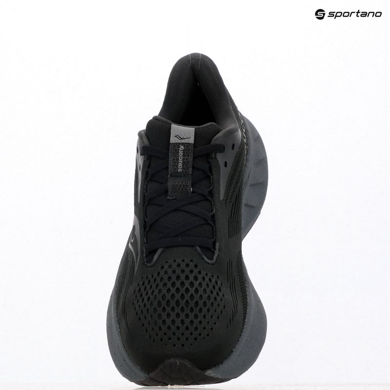 Кросівки для бігу чоловічі Saucony Ride 18 black/shadow 15