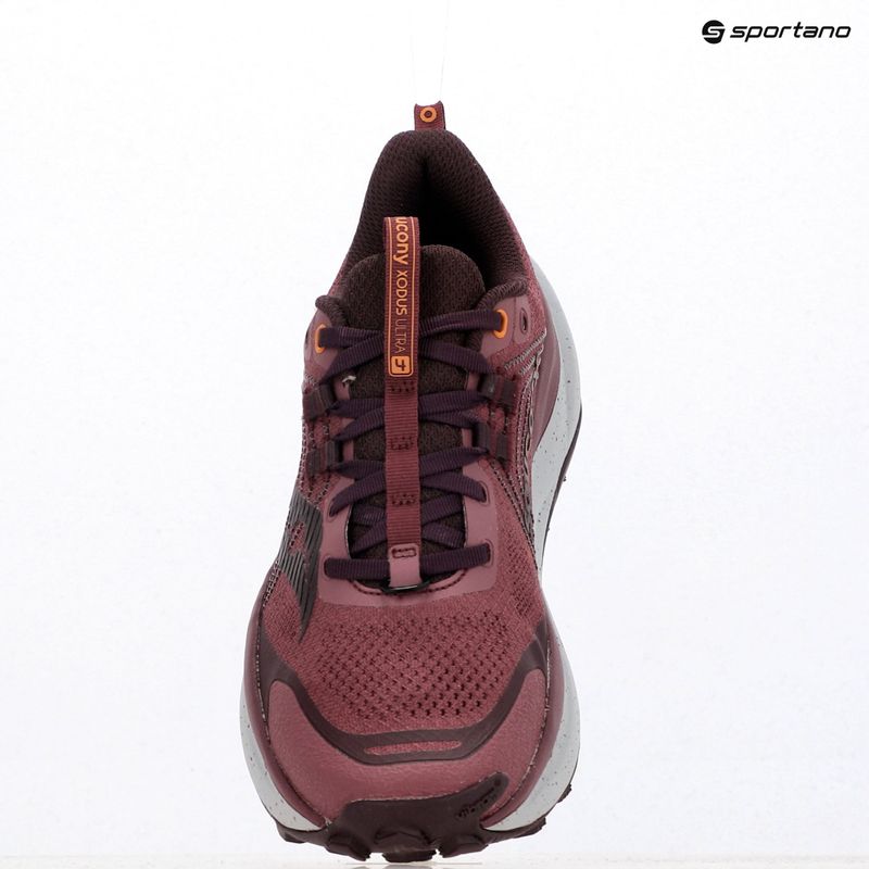 Кросівки для бігу жіночі Saucony Xodus Ultra 4 terra/wine 16