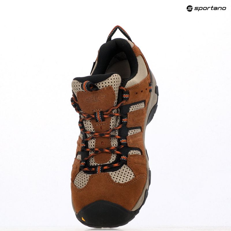 Кросівки трекінгові чоловічі KEEN Headout Waterproof bison/fossil orange 11