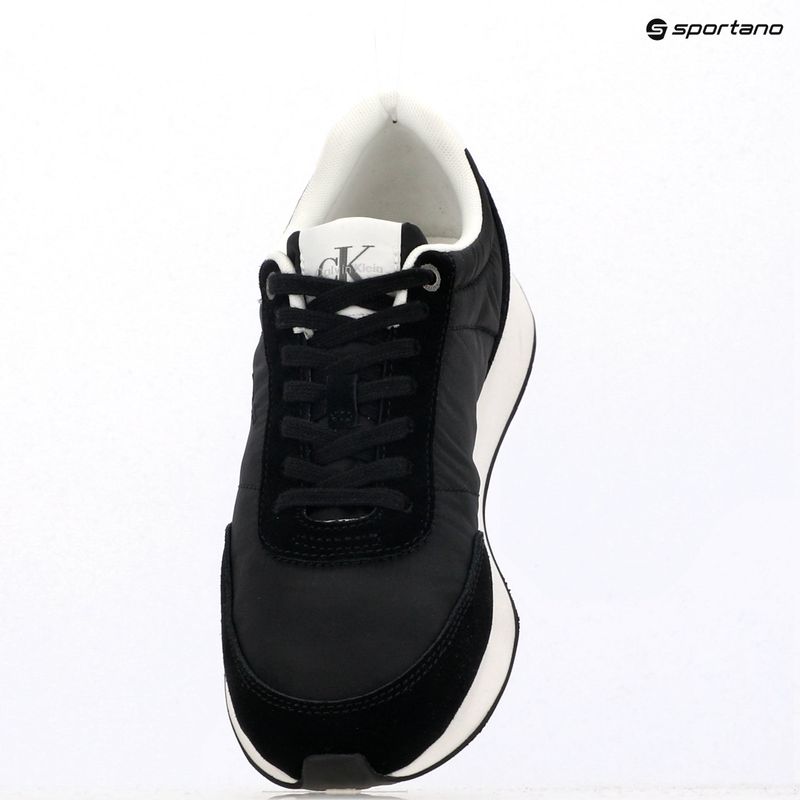 Кросівки жіночі Calvin Klein YW0YW01990 Retro Runner Lace Up Nylon MG black/bright white 9