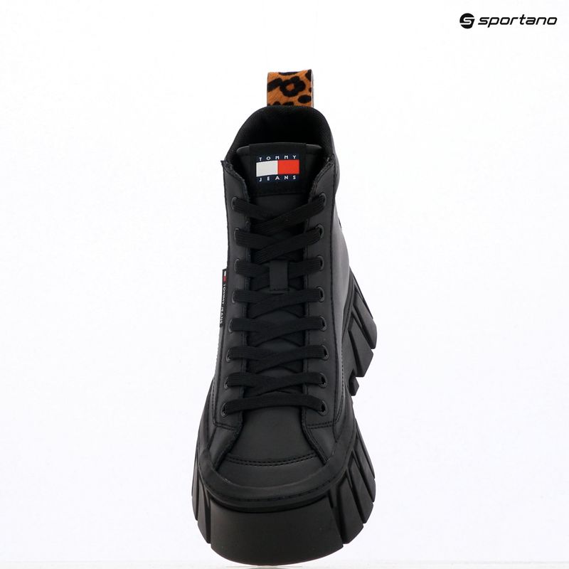 Кросівки жіночі Tommy Jeans Vulc Flatform Leopard black 9