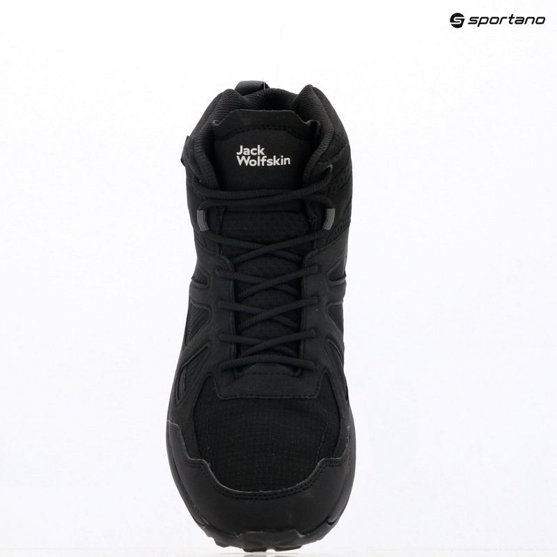 Черевики трекінгові чоловічі Jack Wolfskin Woodland 2 Texapore Mid black 18