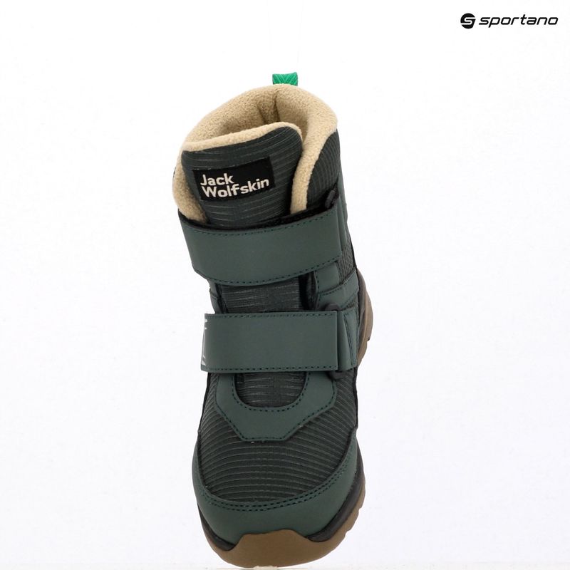 Черевики дитячі Jack Wolfskin Polar Bear-B Texapore Mid Vc mystic green 11