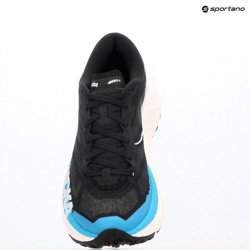 Кросівки для бігу чоловічі Hoka Mafate X black/skyward blue 17