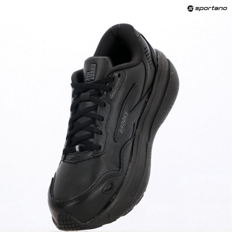 Кросівки чоловічі Brooks Ghost Max Leather black/black 16
