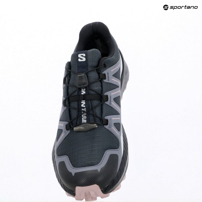 Кросівки для бігу жіночі Salomon Speedcross Peak GTX blue nights / grisaille / nirvana 12