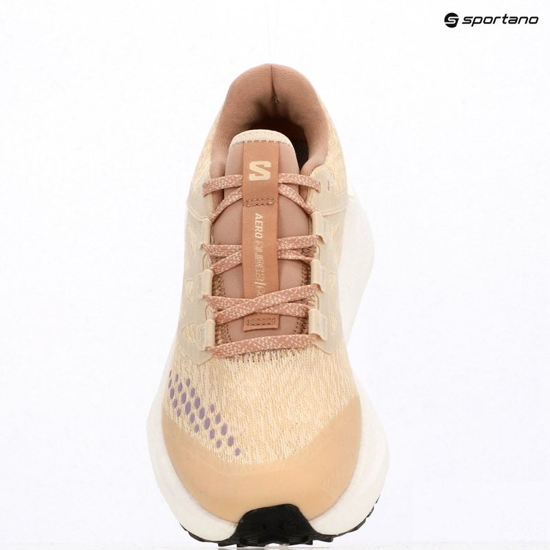 Кросівки для бігу жіночі Salomon Aero Glide 3 Gravel shortbread/white/fushion coral 11