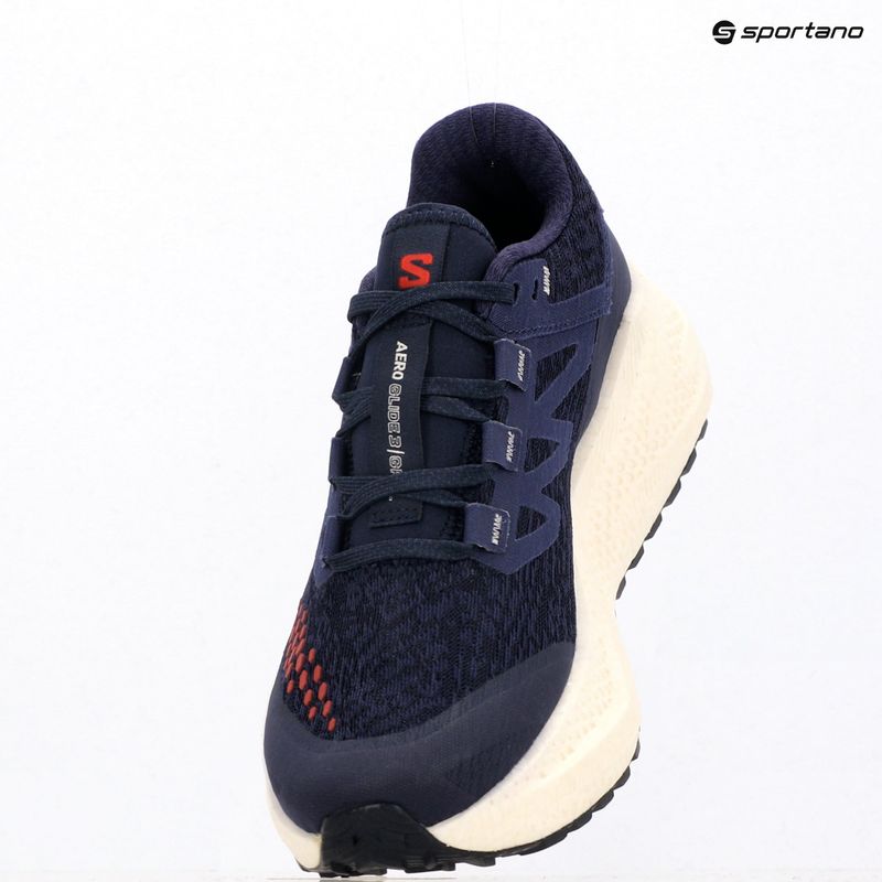 Кросівки для бігу жіночі Salomon Aero Glide 3 Gravel astral aura/vanilla ice/haute red 10