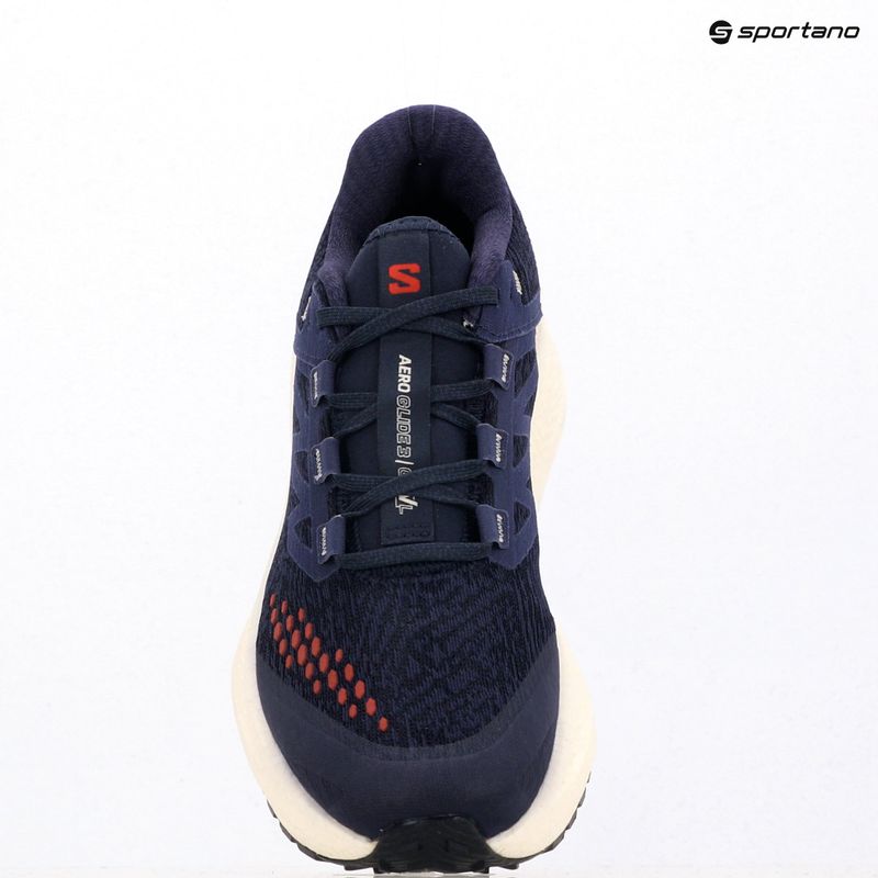 Кросівки для бігу чоловічі Salomon Aero Glide 3 Gravel astral aura/vanilla ice/haute red 14