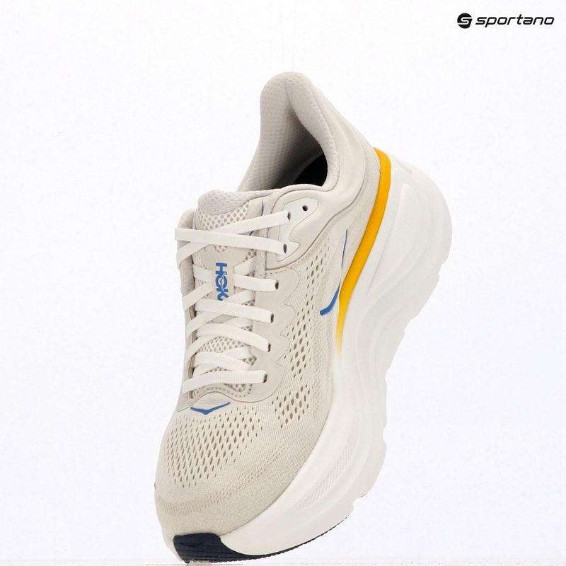 Кросівки для бігу чоловічі HOKA Bondi 9 white/grout 17