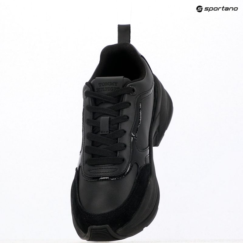 Кросівки жіночі Tommy Hilfiger Chunky Runner Patent black 9