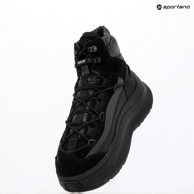 Черевики зимові чоловічі Moon Boot Moon247 Xlace Mid black 9