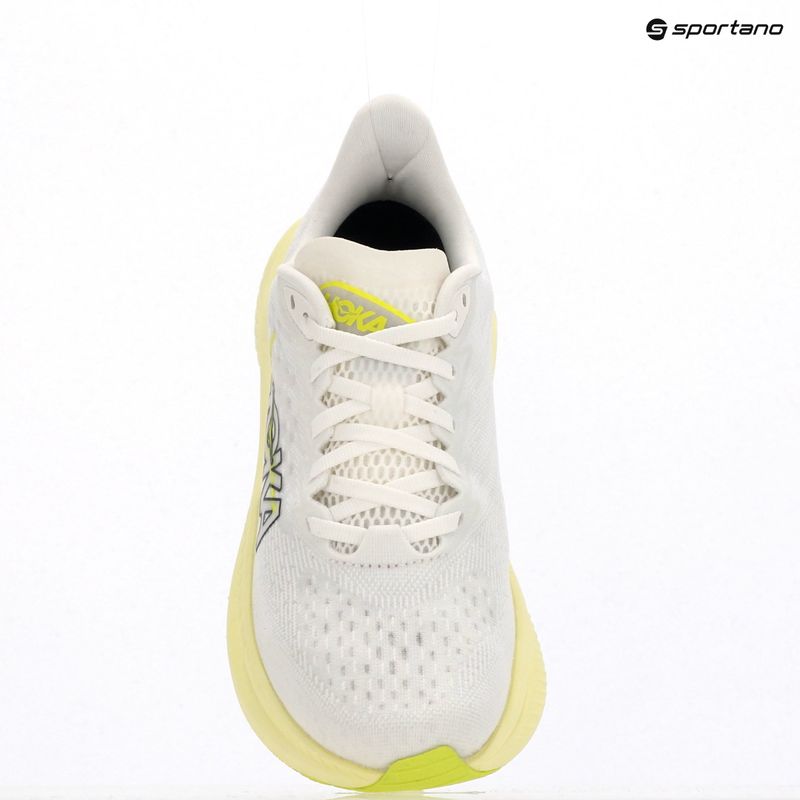 Кросівки для бігу жіночі HOKA Mach 6 white/neon hoka citrus 18