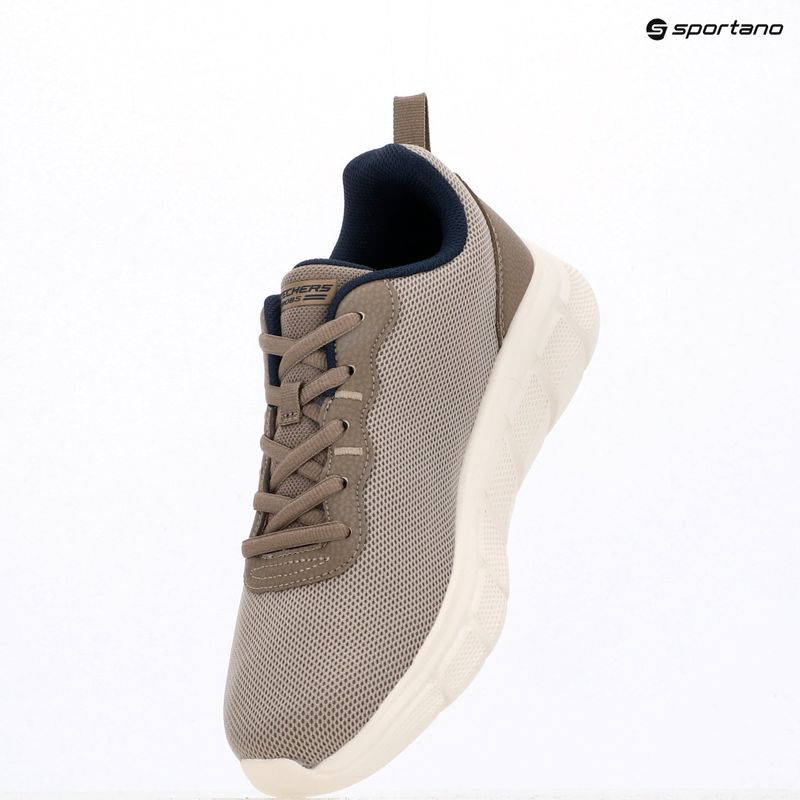 Кросівки чоловічі Skechers Bobs Sport B Flex Icy Edge taupe 7
