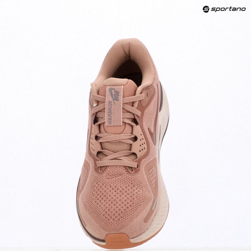Кросівки для бігу жіночі Nike Structure 26 particle pink/taupe grey/silt red/metal rose gold 12