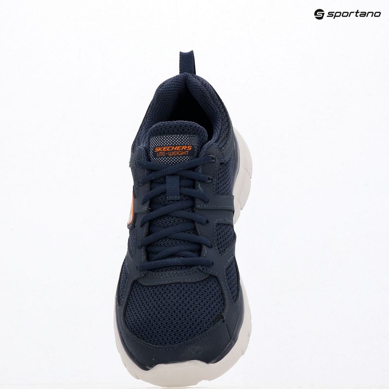Кросівки чоловічі SKECHERS Burns Agoura navy/orange 9