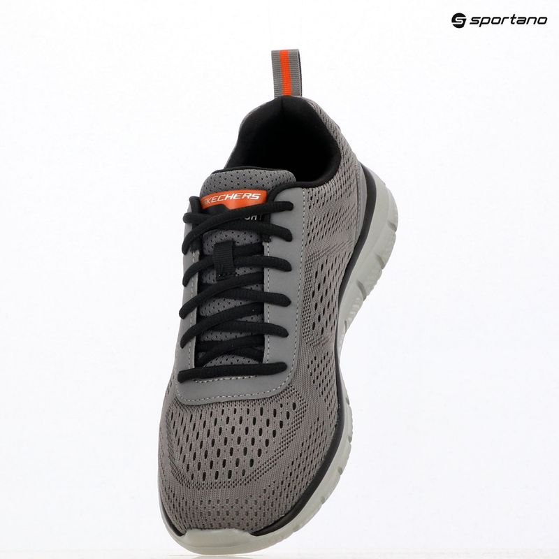 Кросівки чоловічі Skechers Track Leshur charcoal/orange 9