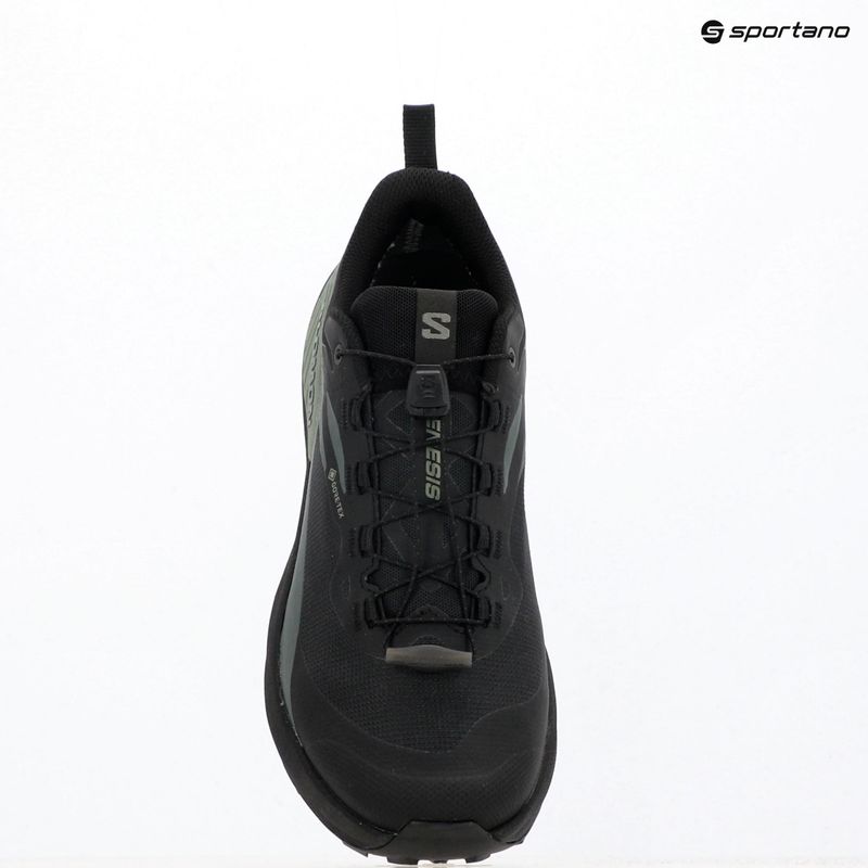 Кросівки для бігу чоловічі Salomon Genesis GTX black/agave green/urban chic 17
