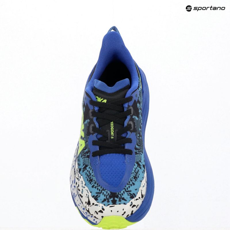 Кросівки для бігу дитячі HOKA Speedgoat 6 night sky/neon lime 17