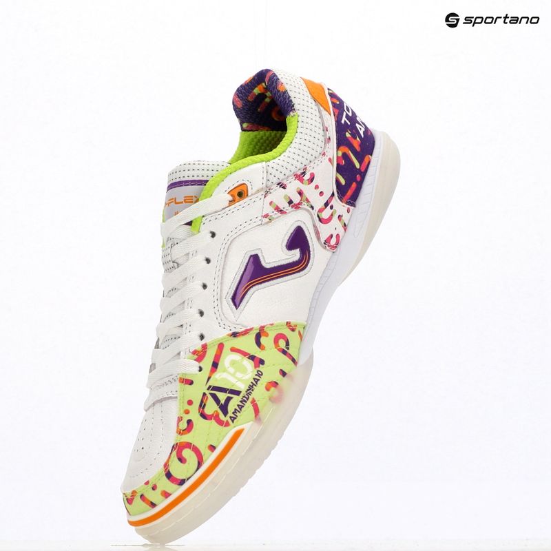 Кросівки футбольні чоловічі Joma Top Flex IN amandinha/white 9