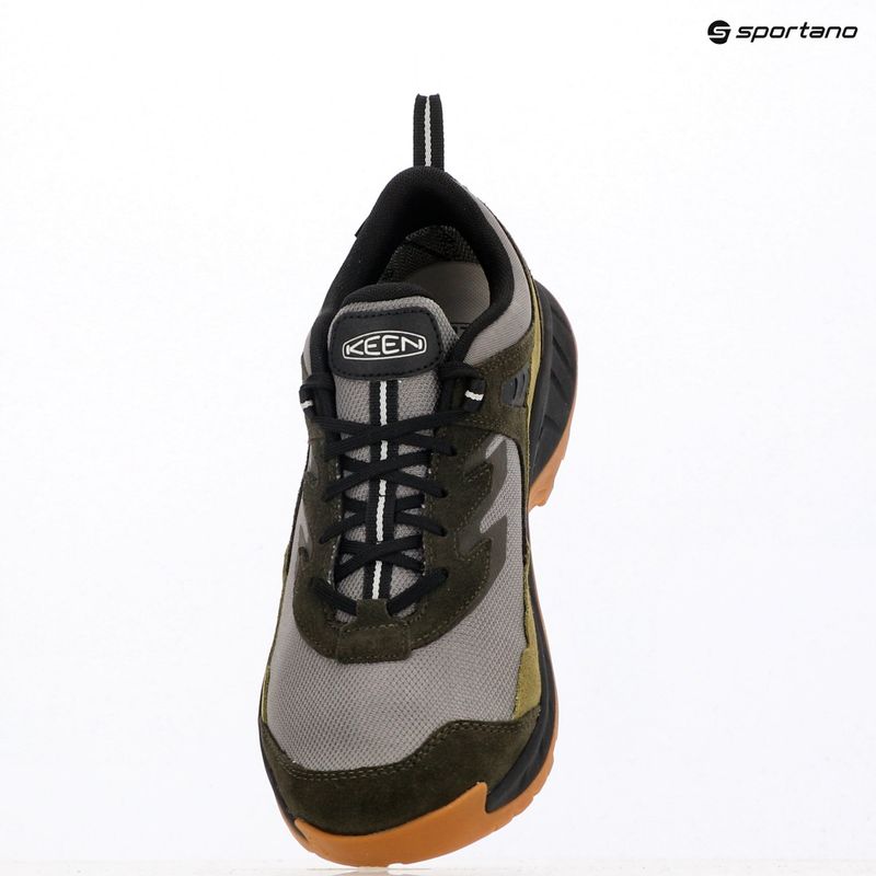 Кросівки трекінгові чоловічі KEEN Hightrail Waterproof Steel grey/forest night 9