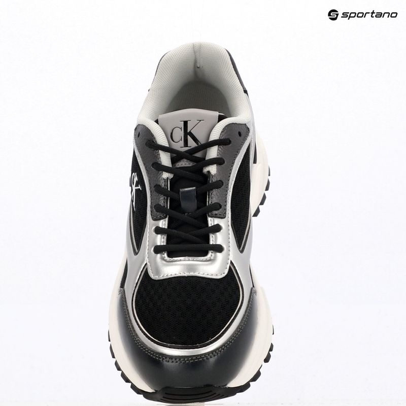 Кросівки жіночі Calvin Klein YW0YW02063 Hike Runner Lace Up Mesh Mix black/silver 9