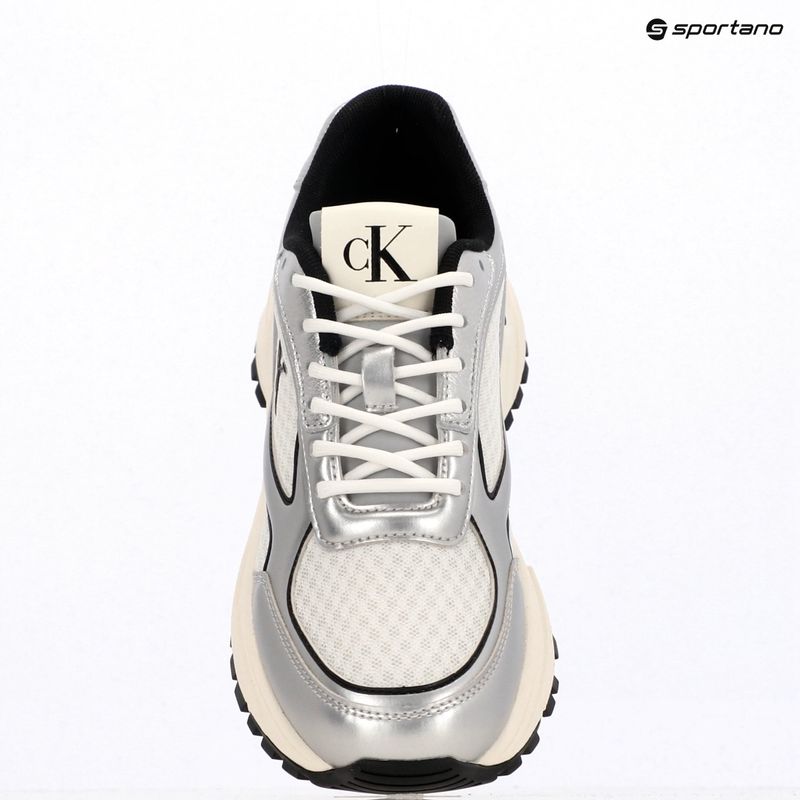 Кросівки жіночі Calvin Klein YW0YW02063 Hike Runner Lace Up Mesh Mix silver/black/bright white 9